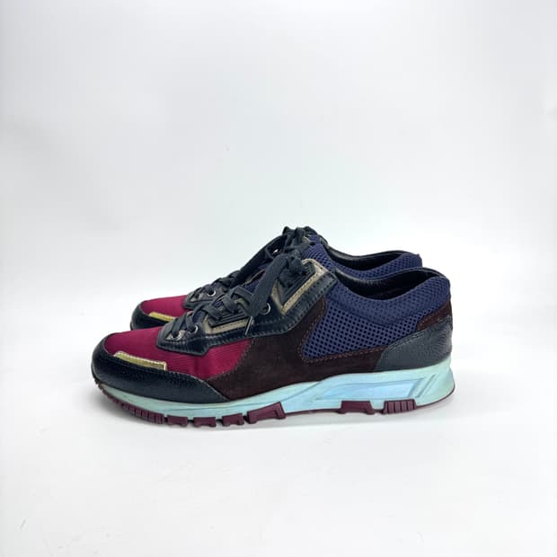 Lanvin 랑방 뉴트레이너 버건디블루 스니커즈 275