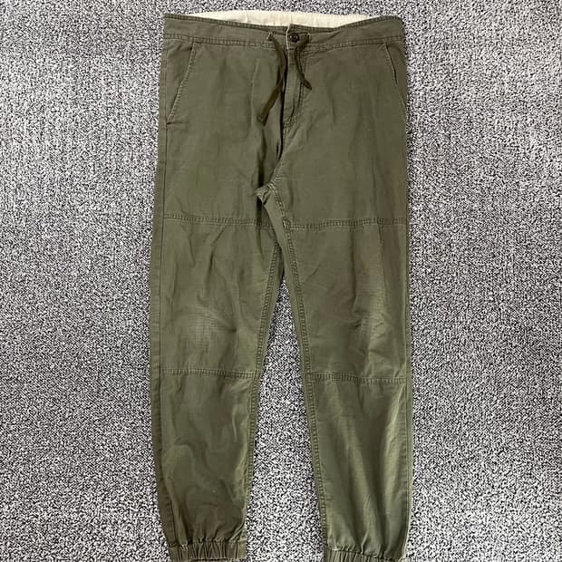 빈티지9. 칼하트 더블니 패치 조거 팬츠 워크팬츠 바지 카키