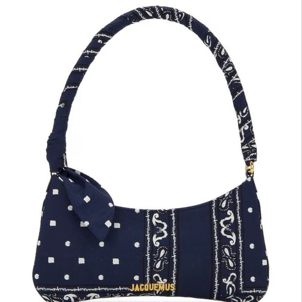 JACQUEMUS Le Bisou Bandana Shoulder Bag