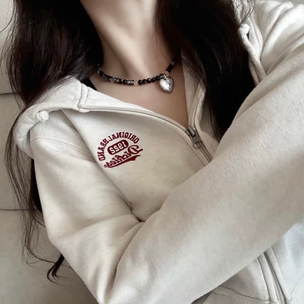 디키즈 데저트 버건디 후드집업 