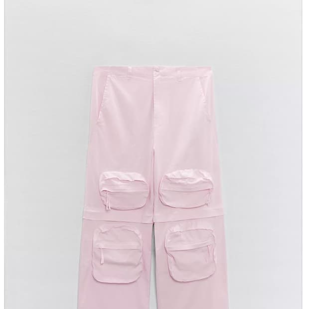 자라 디테처블 카고 팬츠 - 새상품