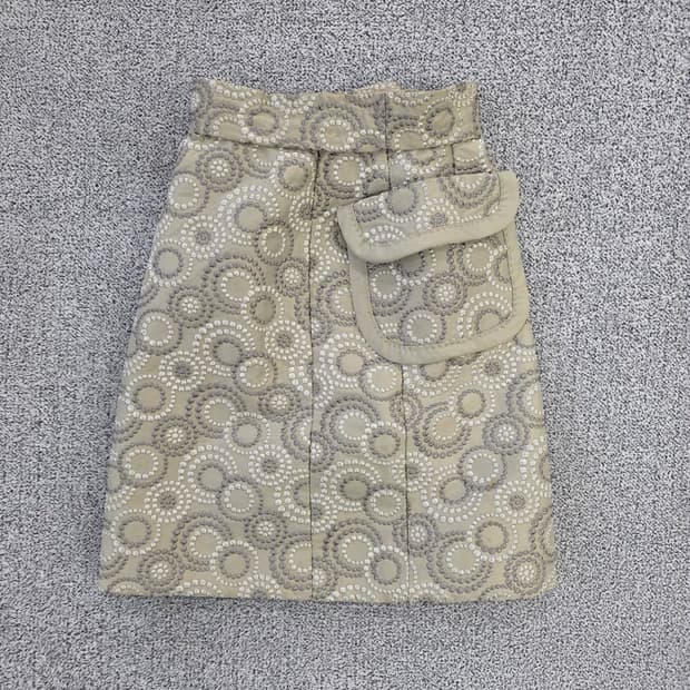 [0] 마크제이콥스 빈티지 트위드 사다리꼴주름 스커트 0119J