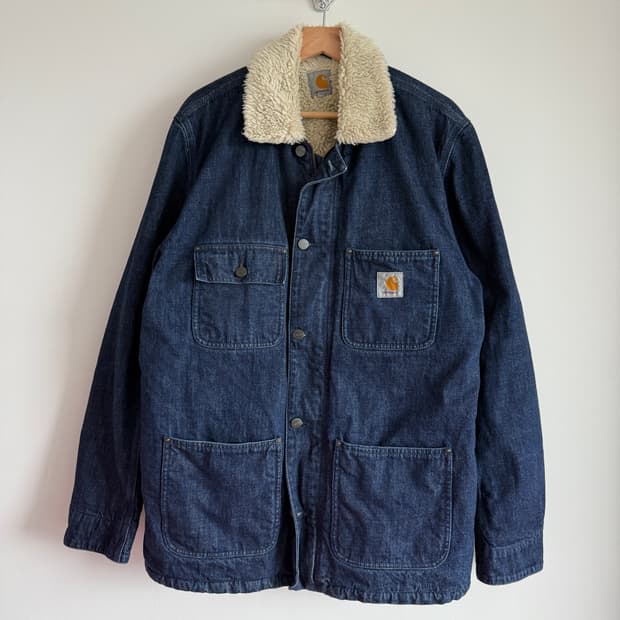 칼하트(Carhartt) 양털 데님 커버울