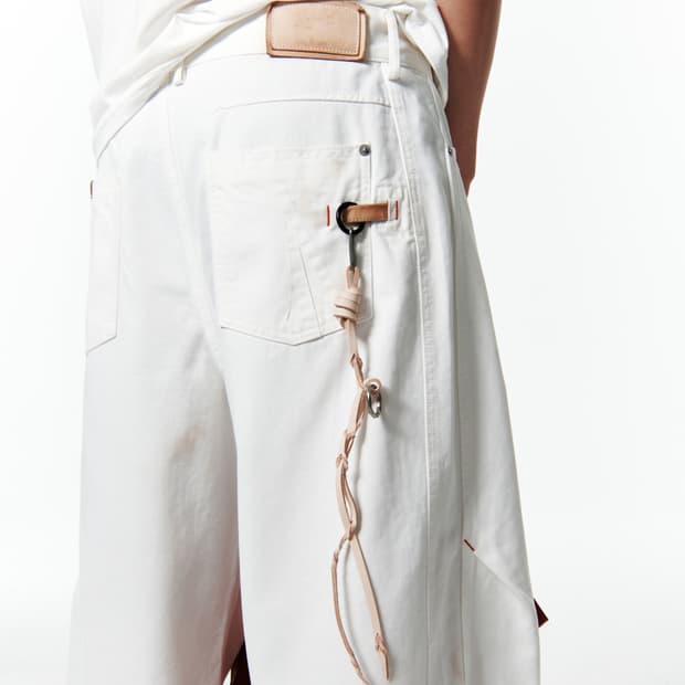 XLIM EP.7 SYNOPSIS 01 TROUSERS WHITE