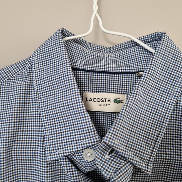 라코스테 체크셔츠 40