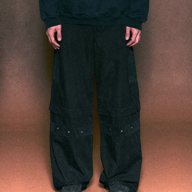 하프보일드 Two Tiered Cargo Pants 카고 바지 팬츠 L