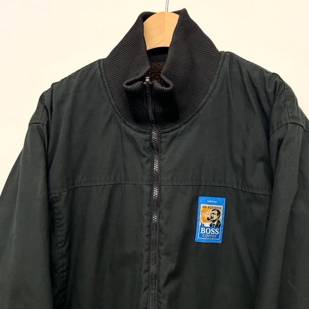빈티지 산토리 보스커피 리버시블 자켓