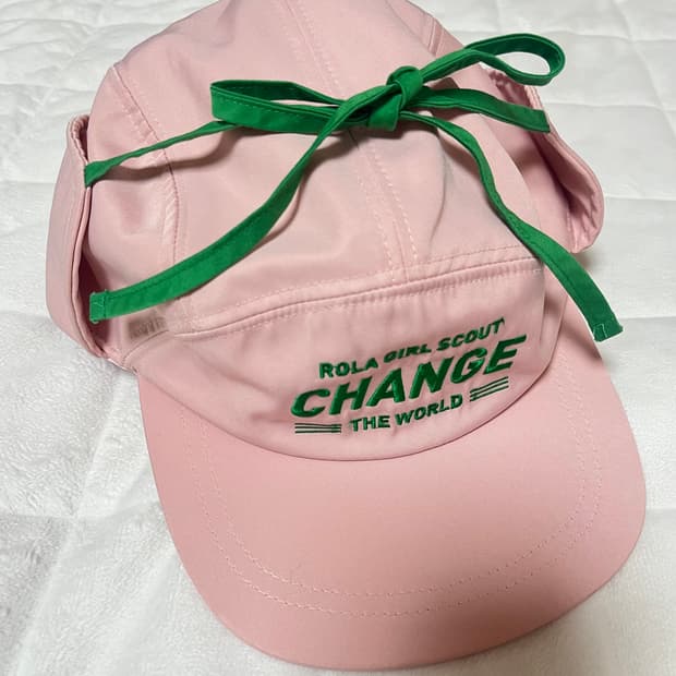 로라로라 핑크 캡모자