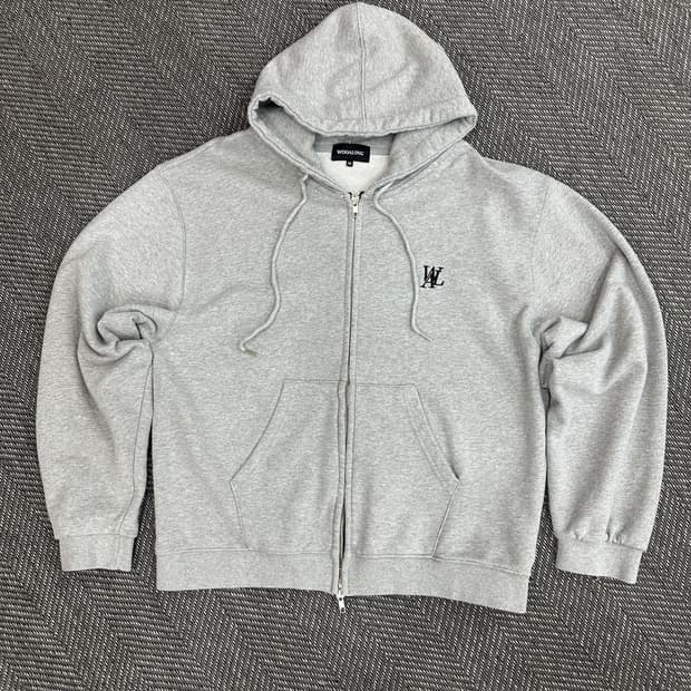 우알롱 후드집업 그레이
