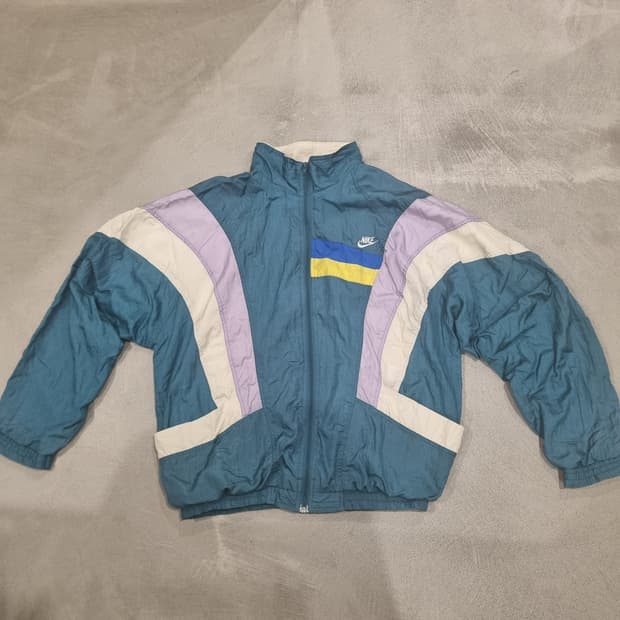 일본 90s 나이키 올드스쿨 바람막이 110사이즈 빈티지 빅스우시 점퍼