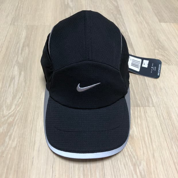 (ONE SIZE) 00's 새상품 나이키 스피어드라이 스카치러닝캡 블랙
