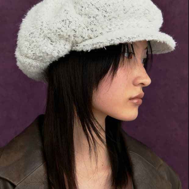 Gorrogorra cloud cap wool white