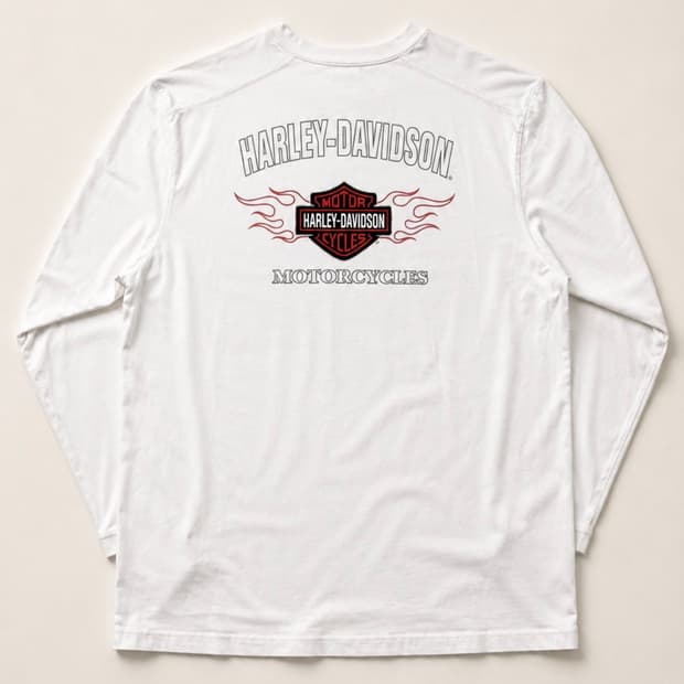 Harley-Davidson 할리 데이비슨 Flaming 롱슬리브
