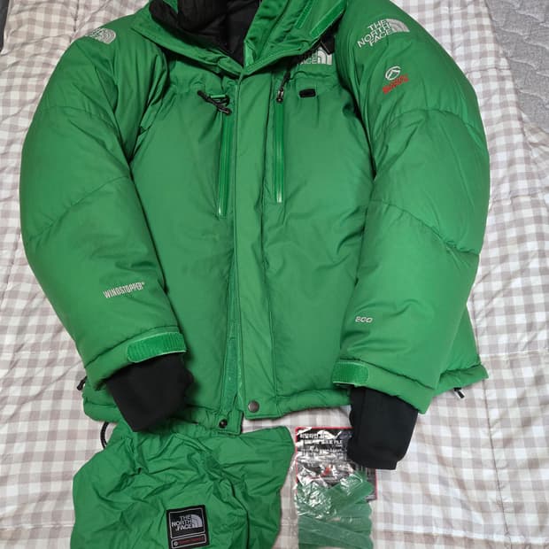 노스페이스 히말라야 800 그린 S/P 대장패딩
