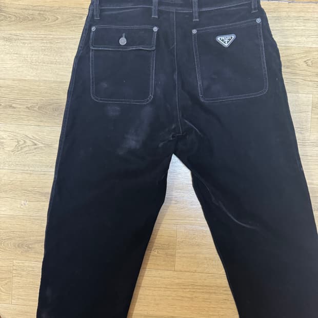 [s]프라다 벨벳 데님팬츠