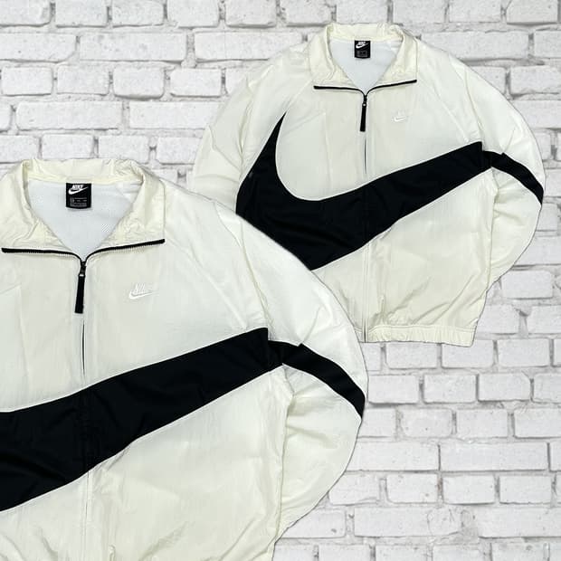 나이키 빅스우시 화이트 점퍼 바람막이 2XL