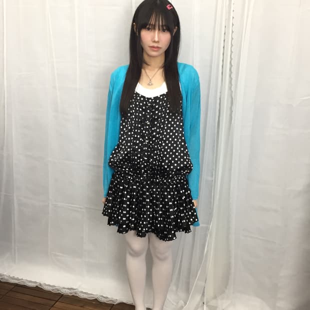 Jpn Baby Burn Black Polka Dot Mini Dress