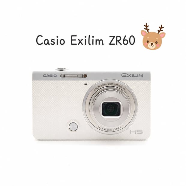 틸팅 🌸 카시오 EXILIM EX-ZR60 화이트 🩷