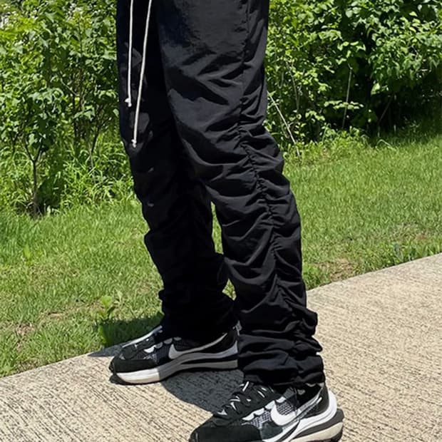 [free] 클라코 나일론 셔링 스트링 팬츠