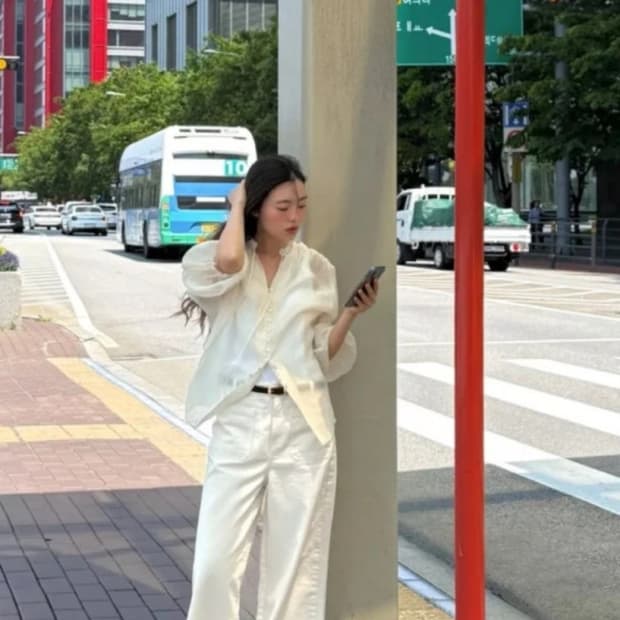 자라 ZW 컬렉션 플루이드 셔츠 새상품