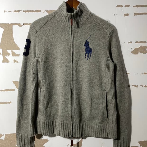 폴로랄프로렌 빅포니 니트 집업