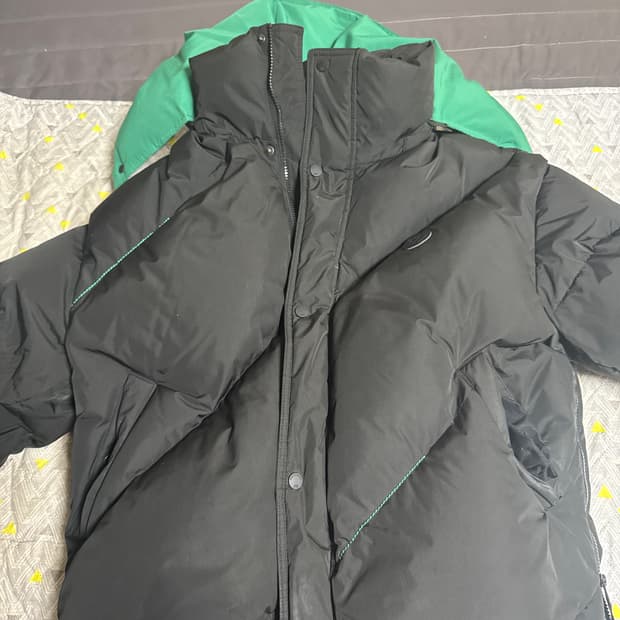 자라 x 아더에러 오버사이즈 패딩 자켓 블랙 S (100-105)