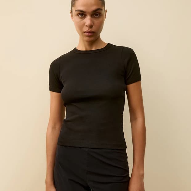 flore flore car tee 플로레플로레 카 티 블랙 xs