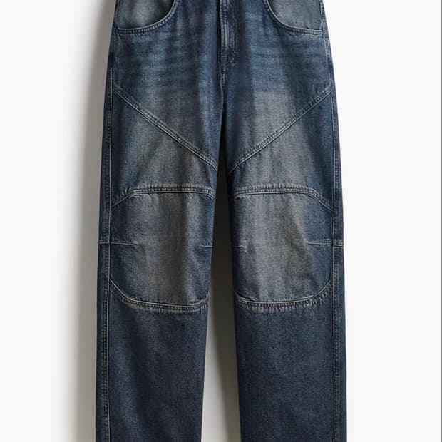 30inch) H&M 중청 바이커진 데님 팬츠