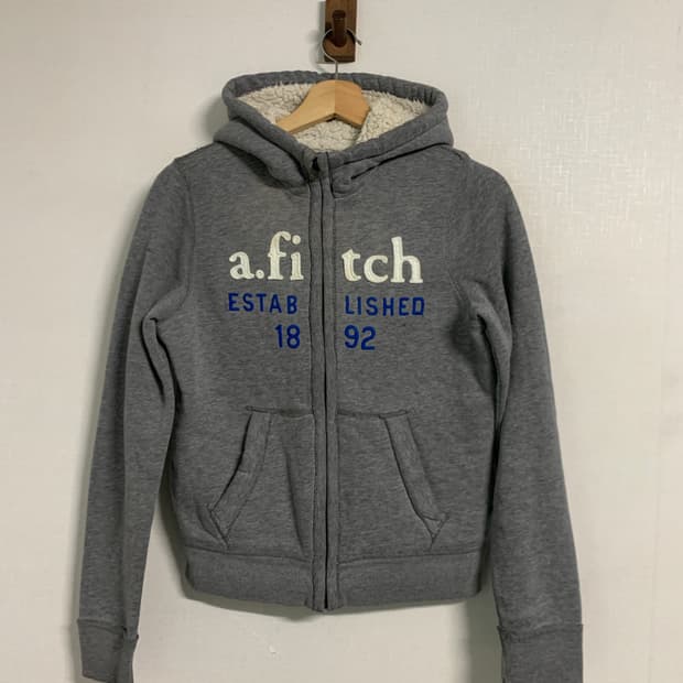 아베크롬비 여성 딱붙핏 후드 집업 XL