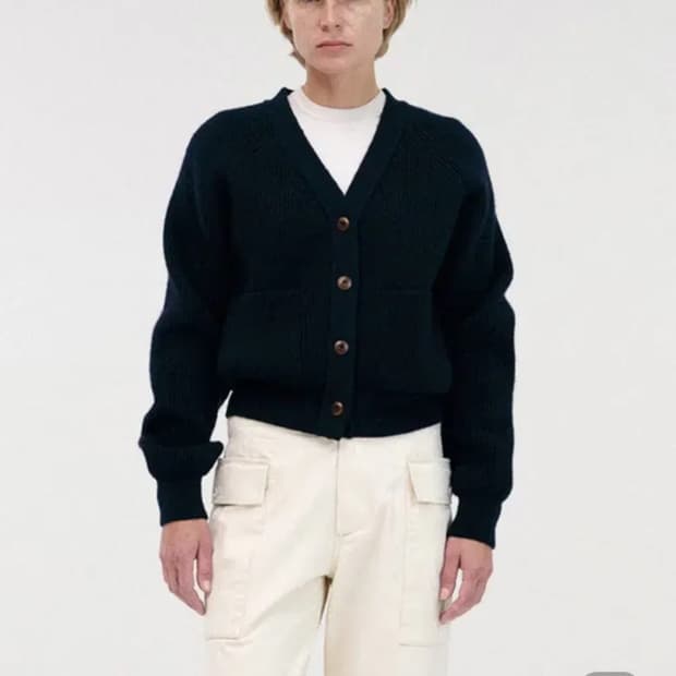 낫띵리튼 Dennedy ribbed cardigan