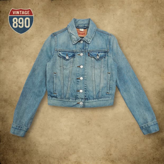 [80] Levi's 리바이스 트러커 청자켓