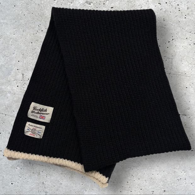 락피쉬 웨더웨어 블랙 머플러