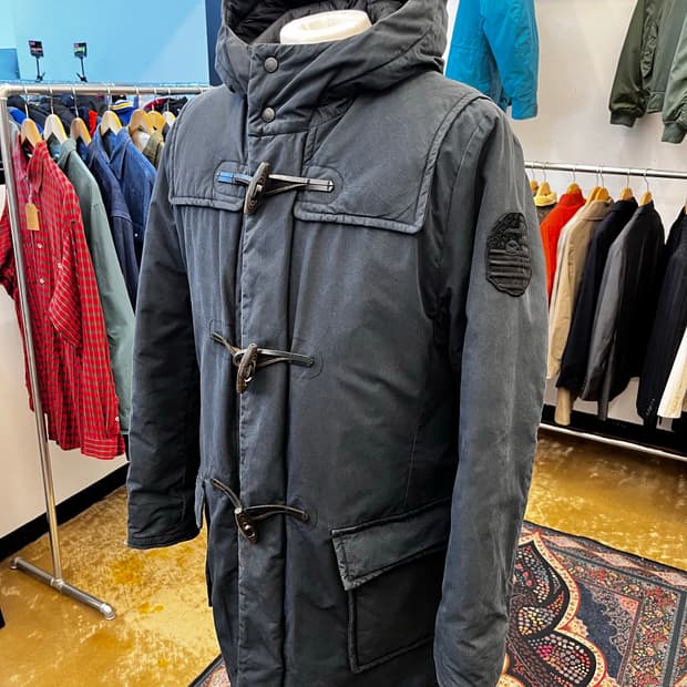 베이프 후드 더플 파카