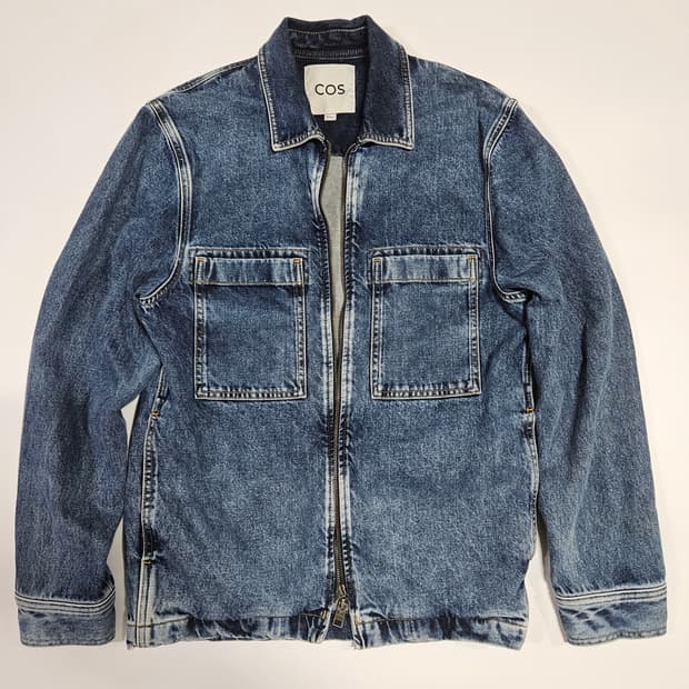 코스 데님 자켓