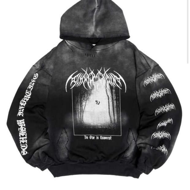 스키즘 인듀싱 후드티 EMO HOODIE CHARCOAL