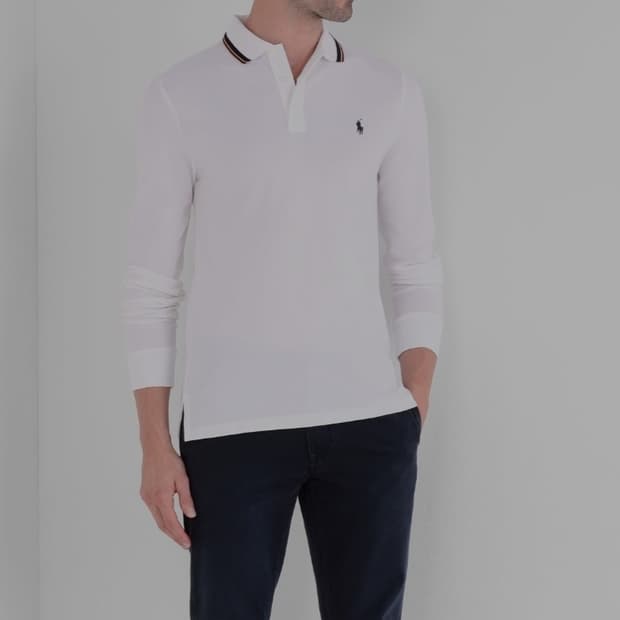 폴로랄프로렌 카라넥 스트레치 긴팔 L _ 남성