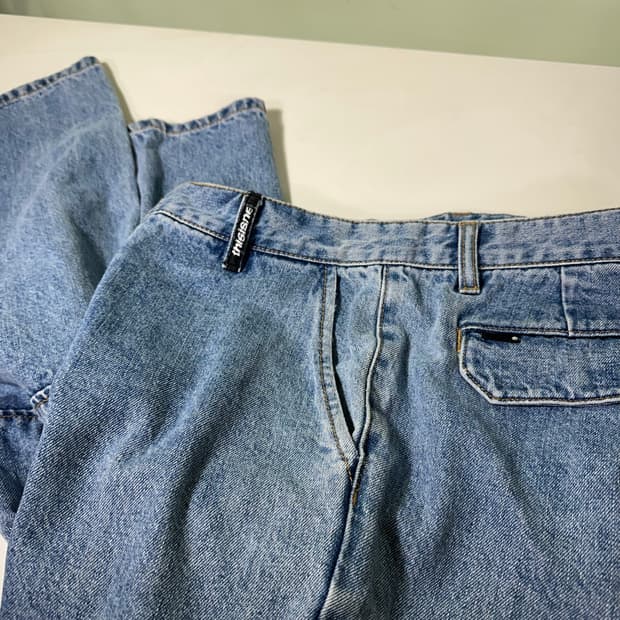 M 디스이즈네버댓 레귤러핏 연청워시드 데님팬츠