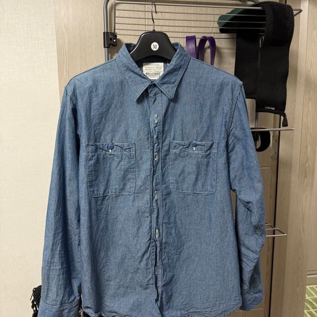 풀카운트 샴브레이 셔츠(4810) 44사이즈