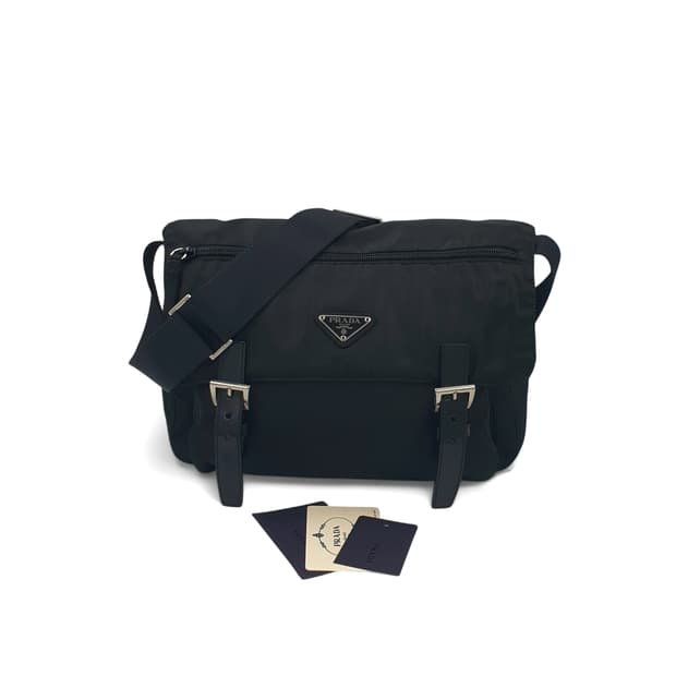 프라다 리나일론 투버클 메신저백 크로스백 숄더백 B6671