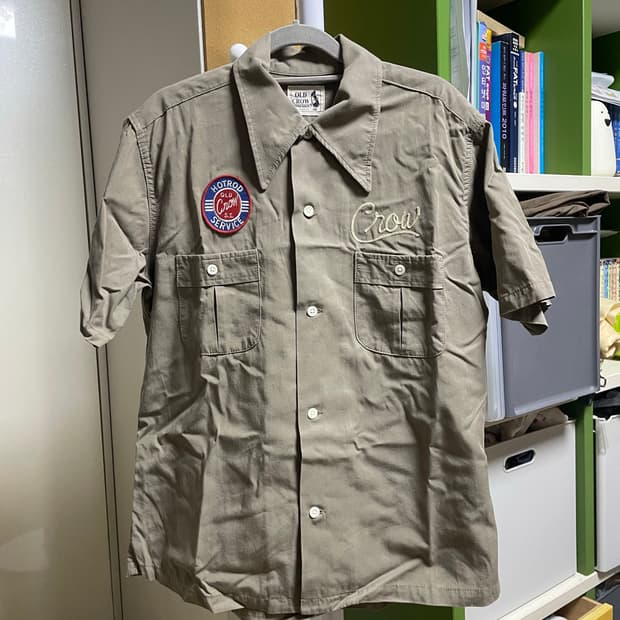 Old Crow 바이크 반팔셔츠