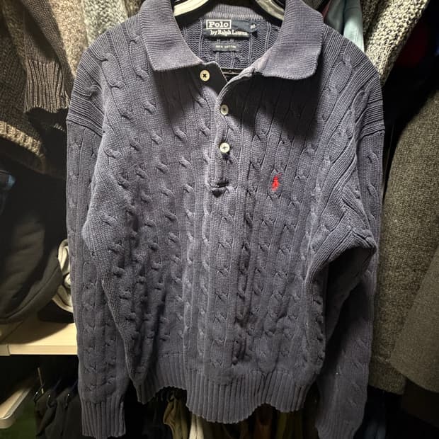 폴로 랄프로렌 니트카라티 90