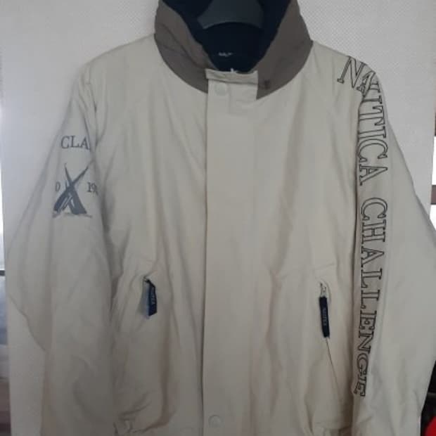 NAUTICA 노티카 올드스쿨 양면 기모 바람막이 100