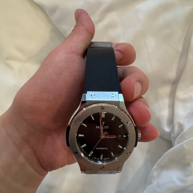위블로 클래식퓨전 38mm 티타늄 손목시계