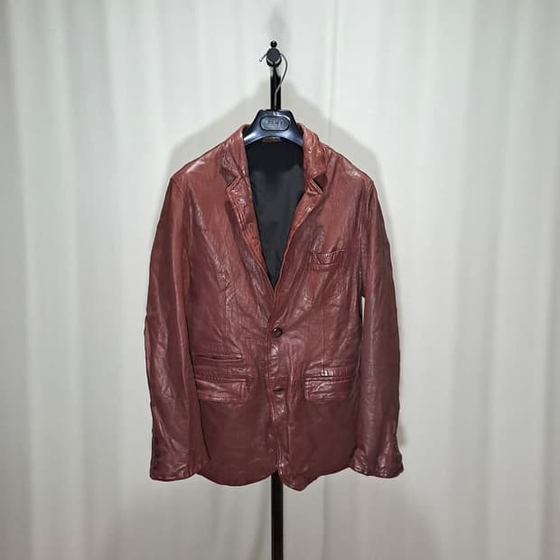 (택포) 빠니깔레 와이어 양가죽 자켓 L B448