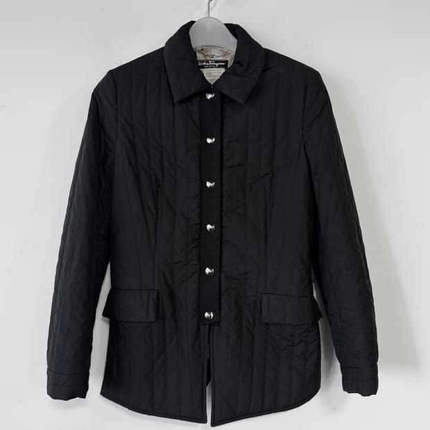 살바토레 페라가모 누빔 자켓