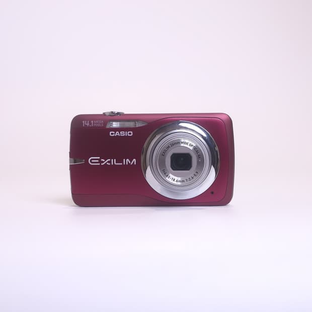 카시오 익슬림 Z550 버건디