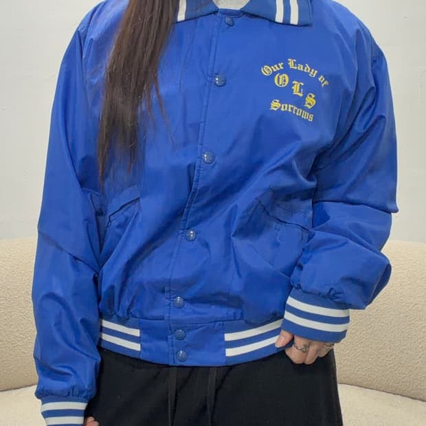 90s 올드스쿨 빈티지 크롬레터링 스타디움 자켓