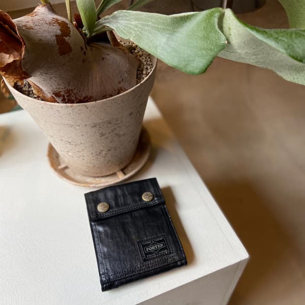 요시다포터  블랙 반지갑 (PORTER)