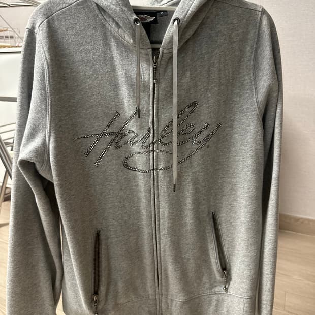 할리데이비슨 빈티지 여성 후드집업