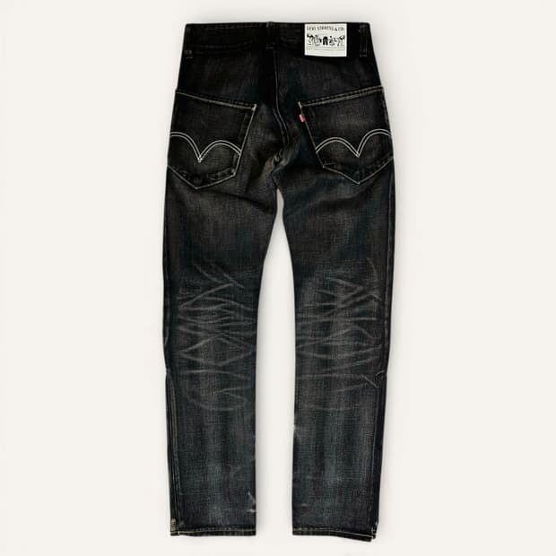 [30][리바이스]일본판 N3BP 슬림 스트레이트 사이드 지퍼 데님